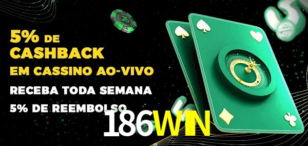 Promoções do cassino ao Vivo 186WIN